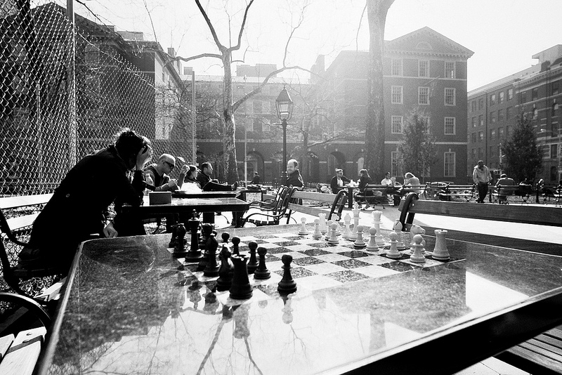 Checkmate, Winter. Outdoor Chess is back